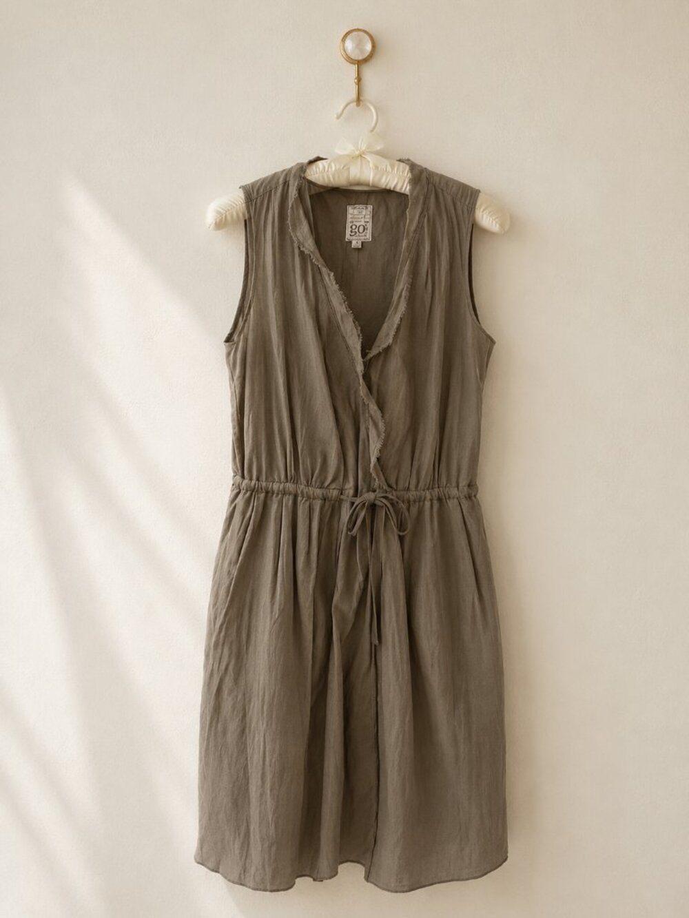 Anthropologie Go by Gosilk Dress - Army Green - size XS